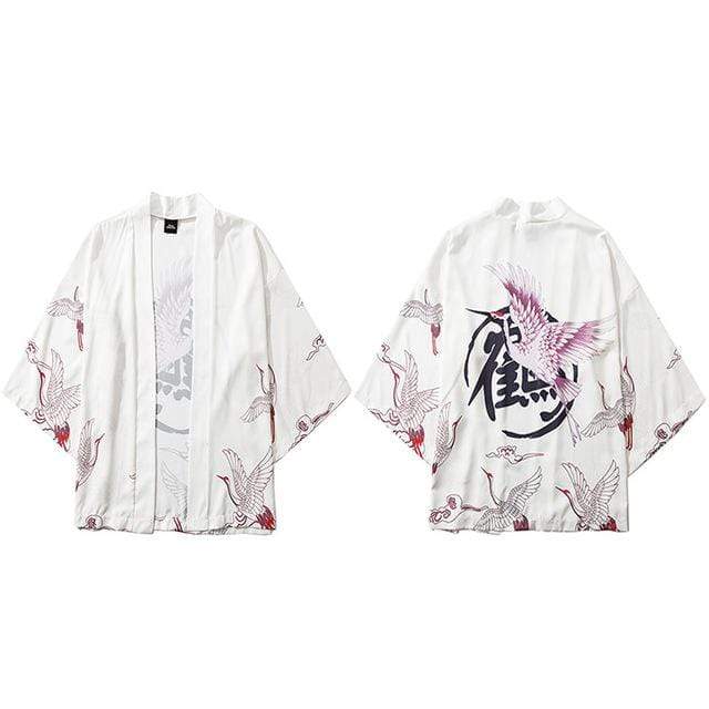 Hallyu Street Vestes Blanc / XXL Veste Kimono Pinky Soul™