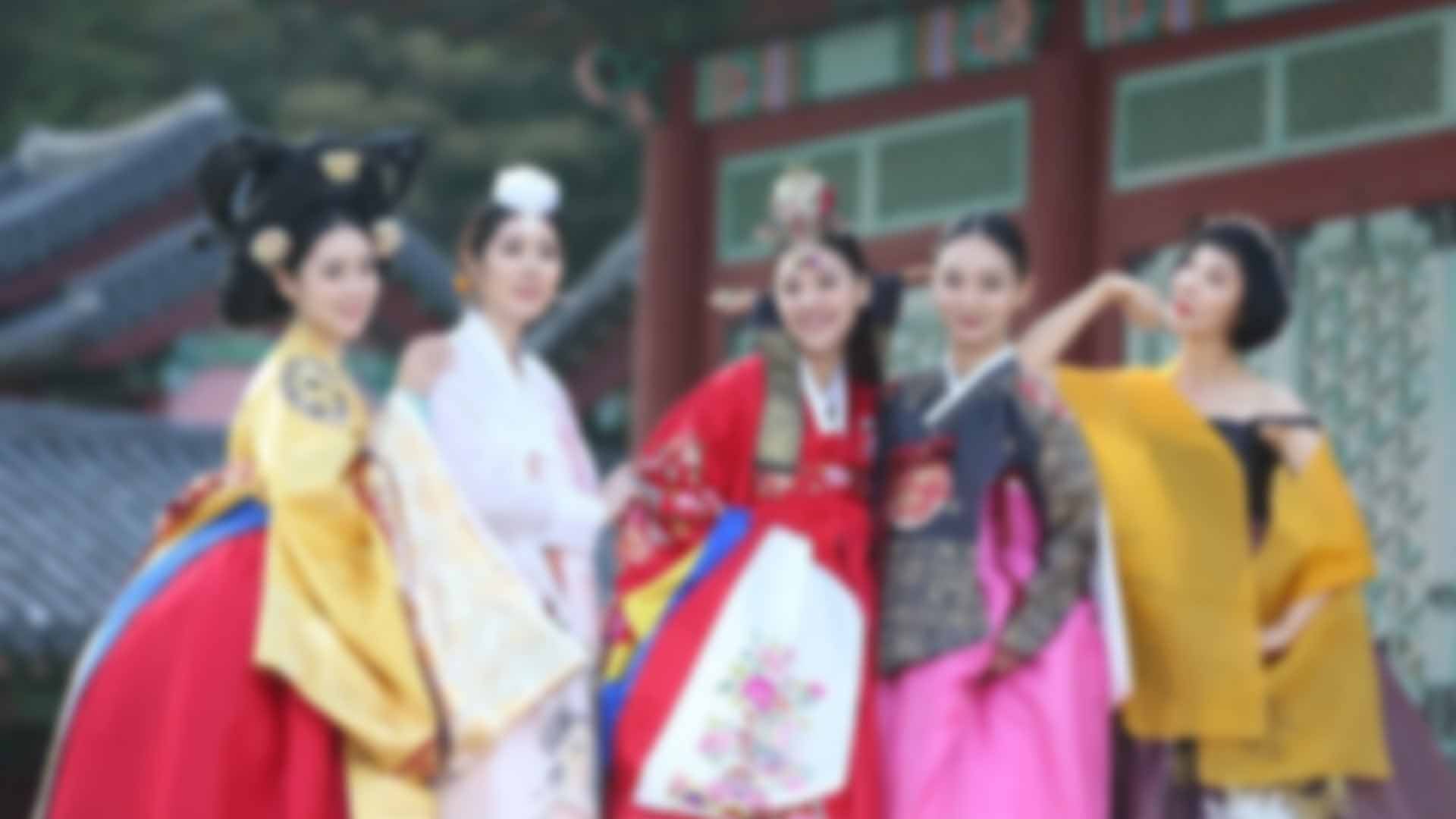 Hanboks coréens