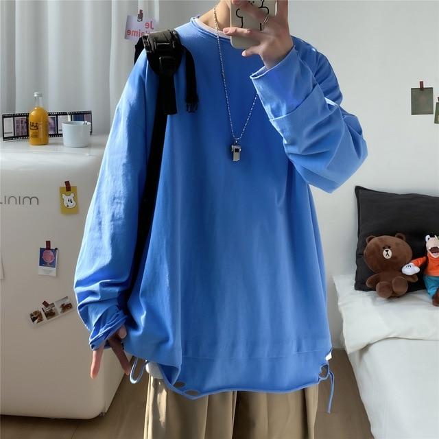 Hallyu Street Bleu Ciel / XL Sweatshirt Coréen BLANKY™