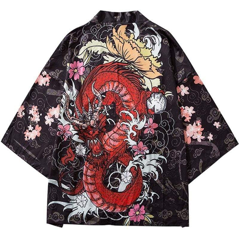 Hallyu Street Kimono Japonais DRAGONRAGE™