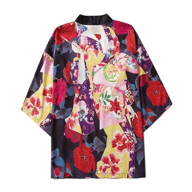 Hallyu Street Kimonos Multi / L Kimono Japonais CHERRED™
