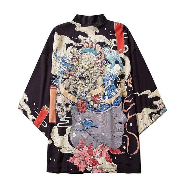 Hallyu Street Kimonos Multi / M Kimono Japonais FEROCITY™