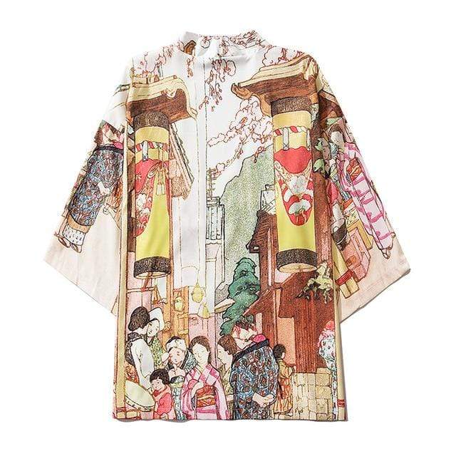Hallyu Street Kimonos Multi / XXL Kimono Japonais CITY™