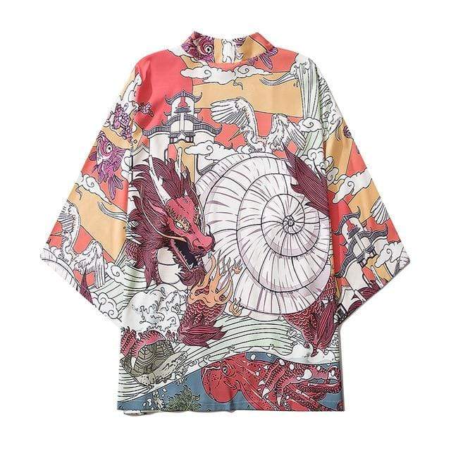 Hallyu Street Kimonos Multi / XXL Kimono Japonais HELLSTORM™