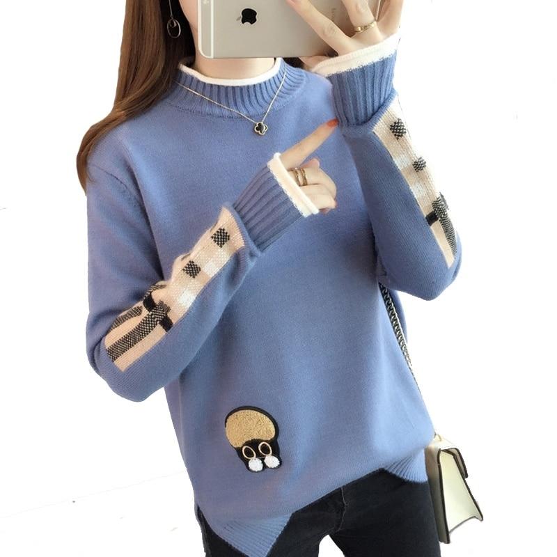 Hallyu Street Sweatshirts Bleu / Taille Unique Pull Coréen CUTY™