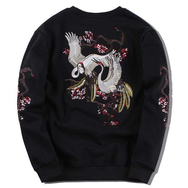 Hallyu Street Sweatshirts Noir / 4XL Sweatshirt Coréen Brodé FANTASMA™