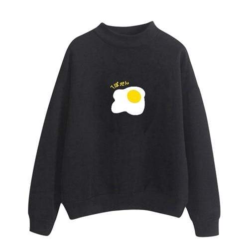 Hallyu Street Sweatshirts Noir / L Sweatshirt Coréen EGGSY™