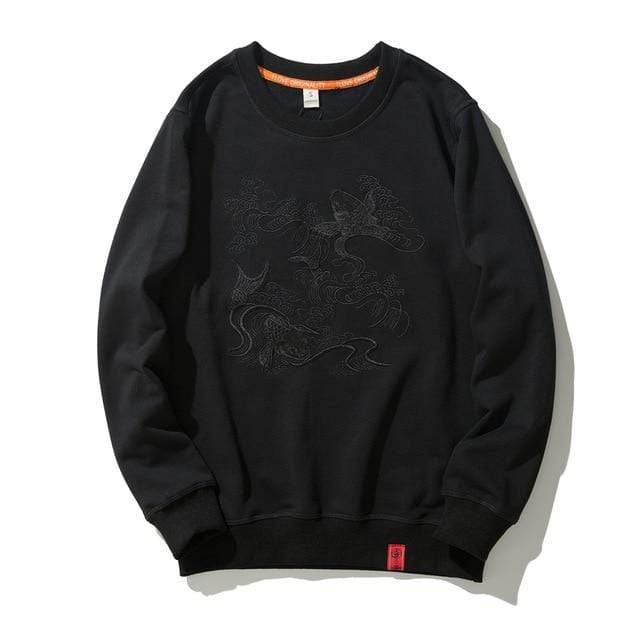Hallyu Street Sweatshirts Sweatshirt Coréen Brodé FISHY™