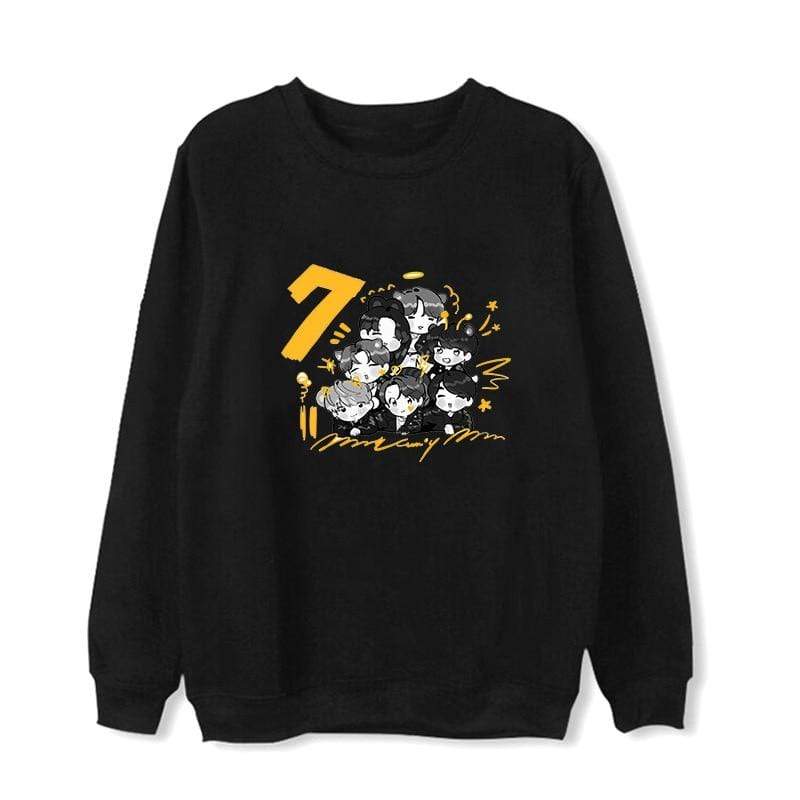 Hallyu Street Sweatshirts Sweatshirt Coréen BTS CREW™