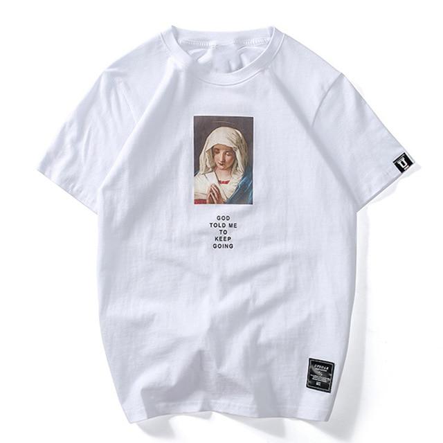 Hallyu Street Tshirts Blanc / L Tshirt KEEP GOING™