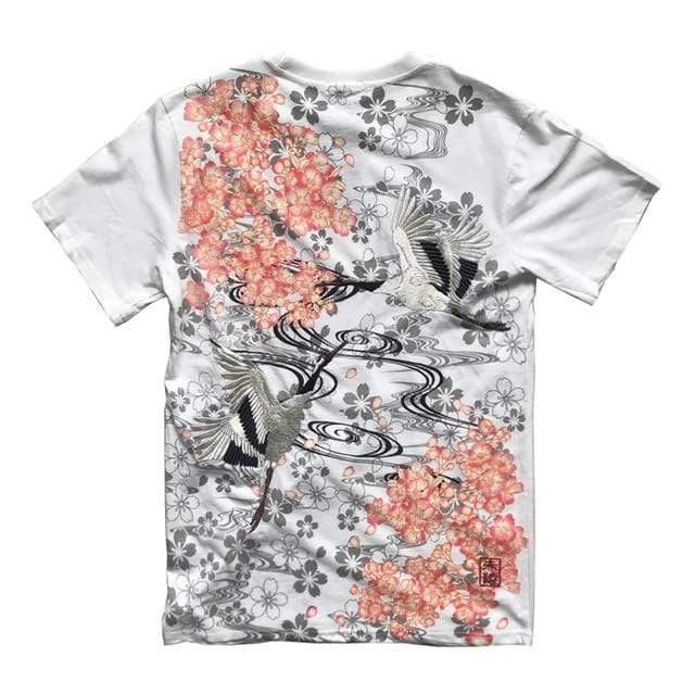 Hallyu Street Tshirts Blanc / XXL T-Shirt Coréen Brodé EMBRACE™