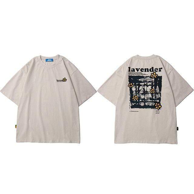 Hallyu Street Tshirts Gris / M Tshirt Lavender™