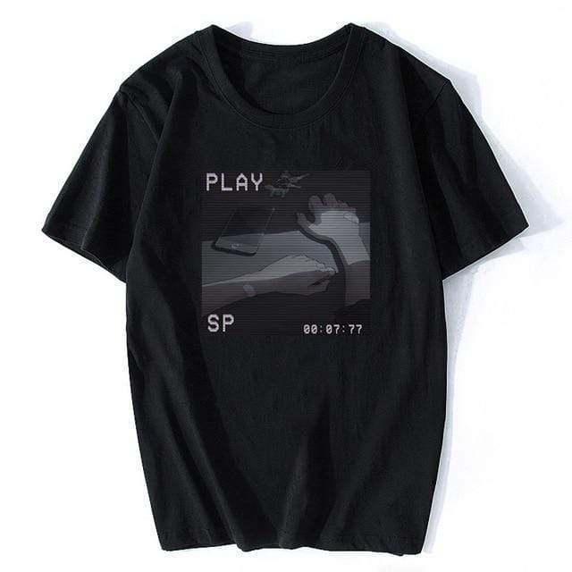 Hallyu Street Tshirts Noir / L Tshirt PLAY™