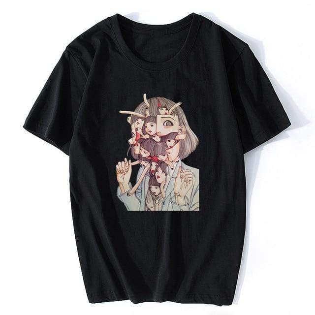 Hallyu Street Tshirts Noir / XS Tshirt Shintaro Kago Girl™