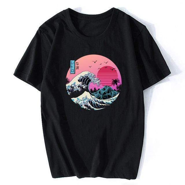 Hallyu Street Tshirts Noir / XXXL Tshirt Retro Wave™