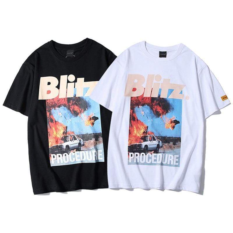 Hallyu Street Tshirts Tshirt Blitz Procedure™ Tshirt Blitz Procedure™